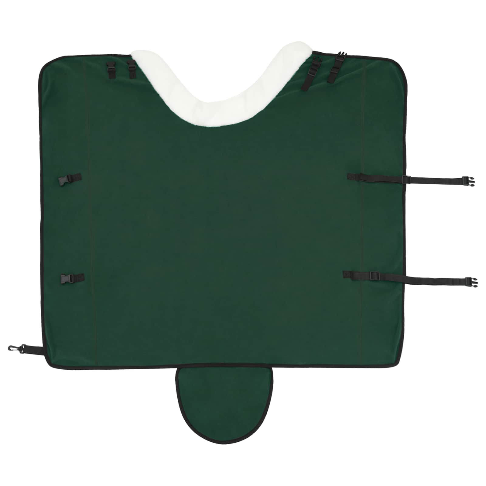 Coperta per Cavalli Verde scuro completo 165 cm Felpa in pile