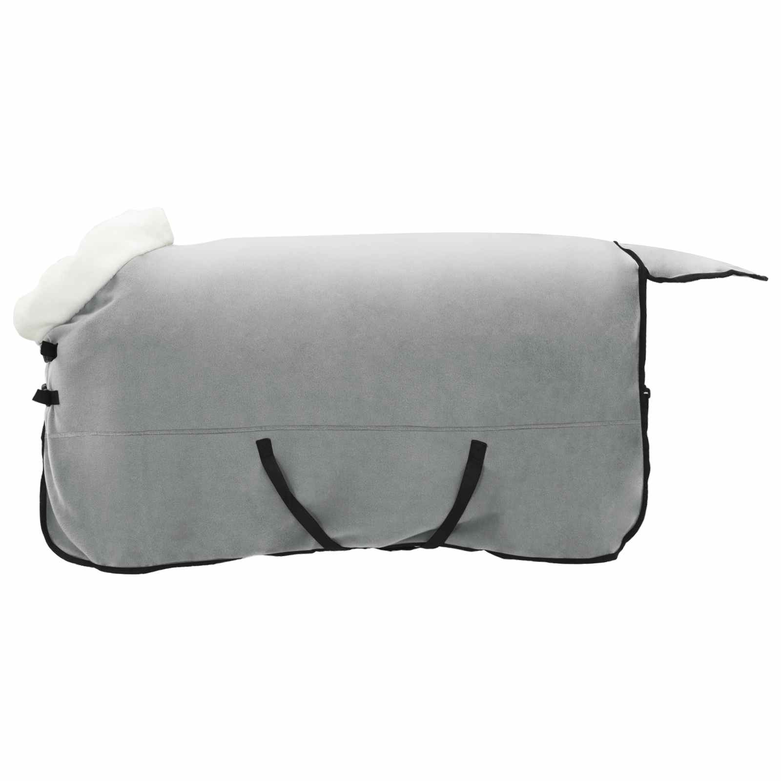 Coperta per Cavalli Grigio Chiaro Completo 145 cm Felpa in pile