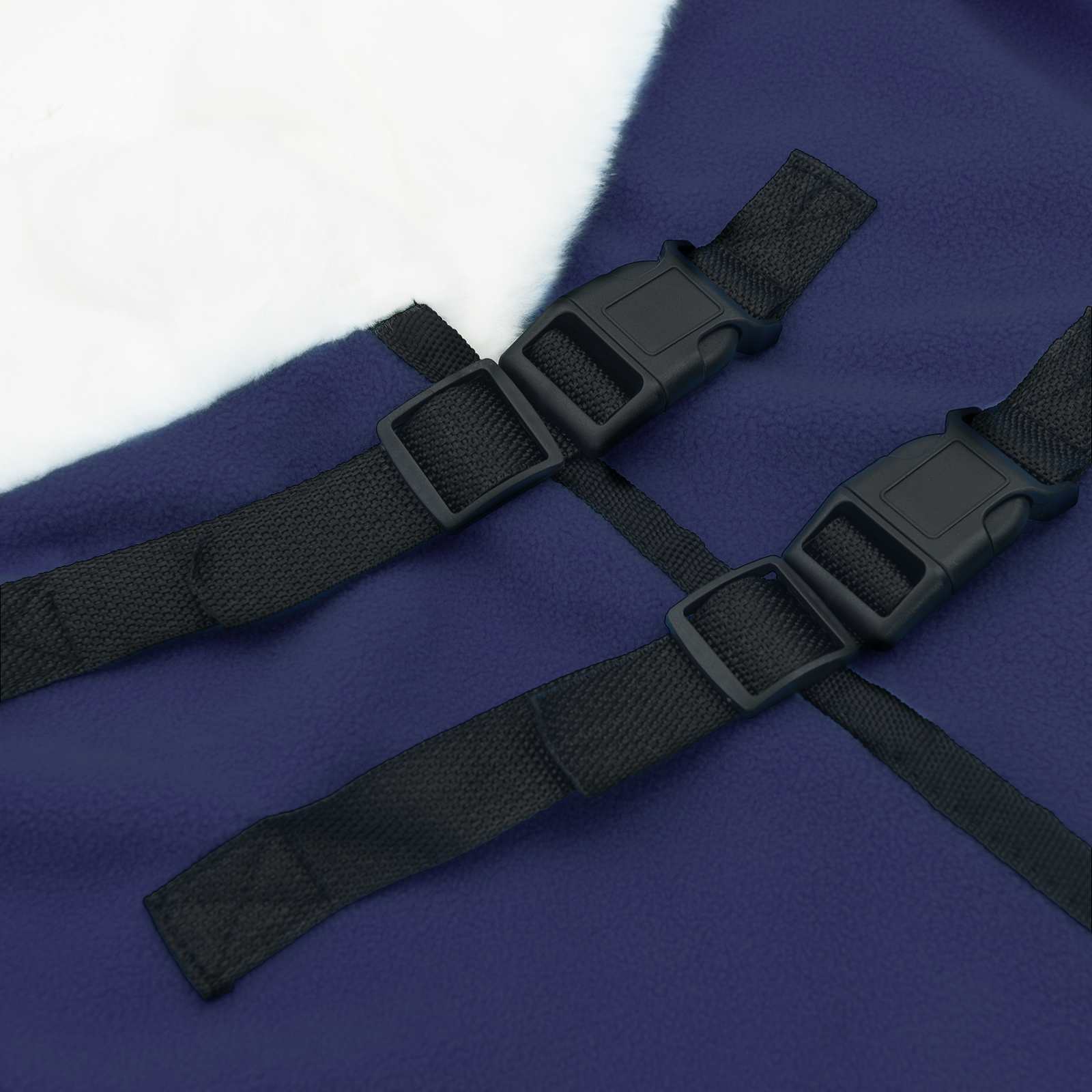 Coperta per Cavalli Blu navy 145 cm Felpa in pile