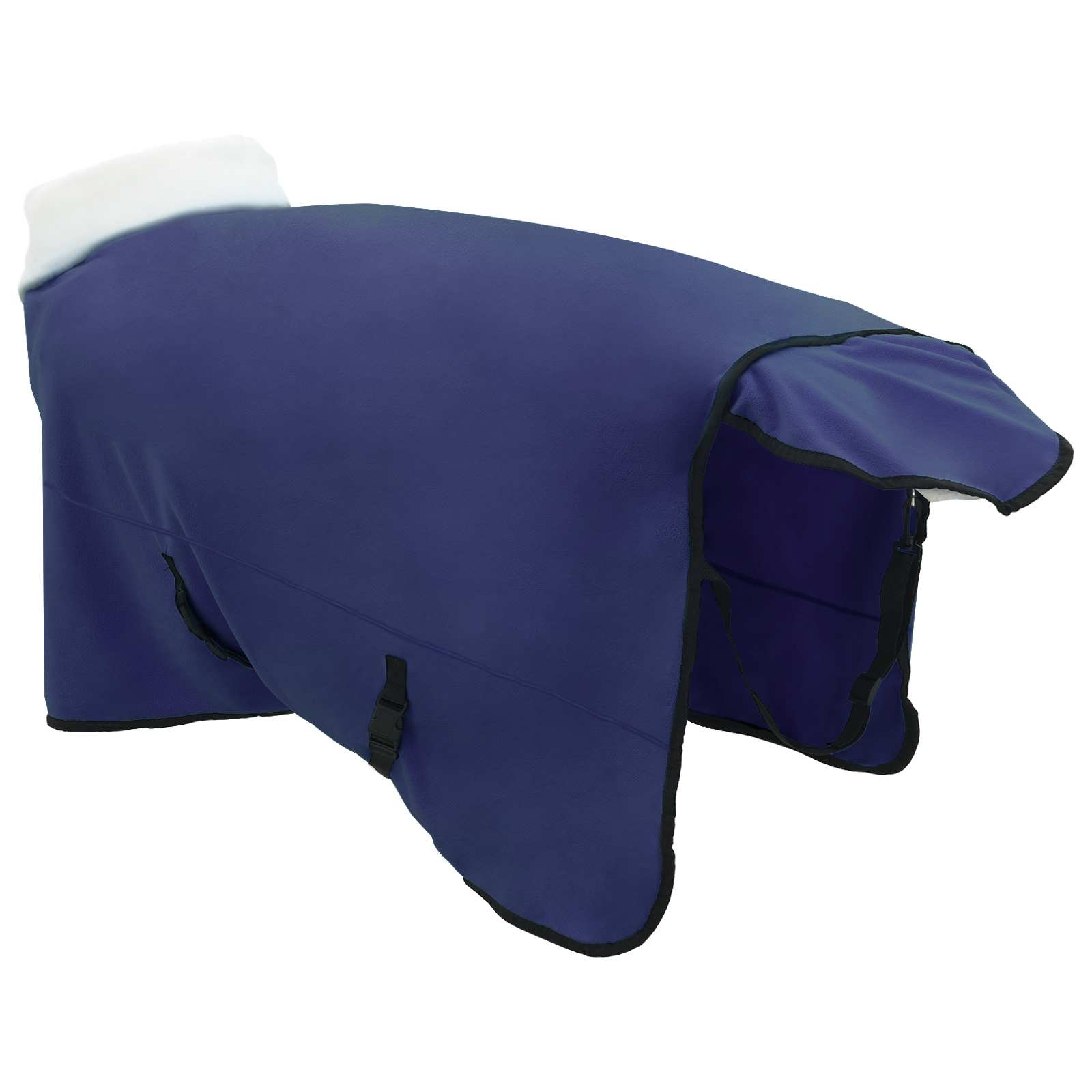 Coperta per Cavalli Blu navy 155 cm Felpa in pile