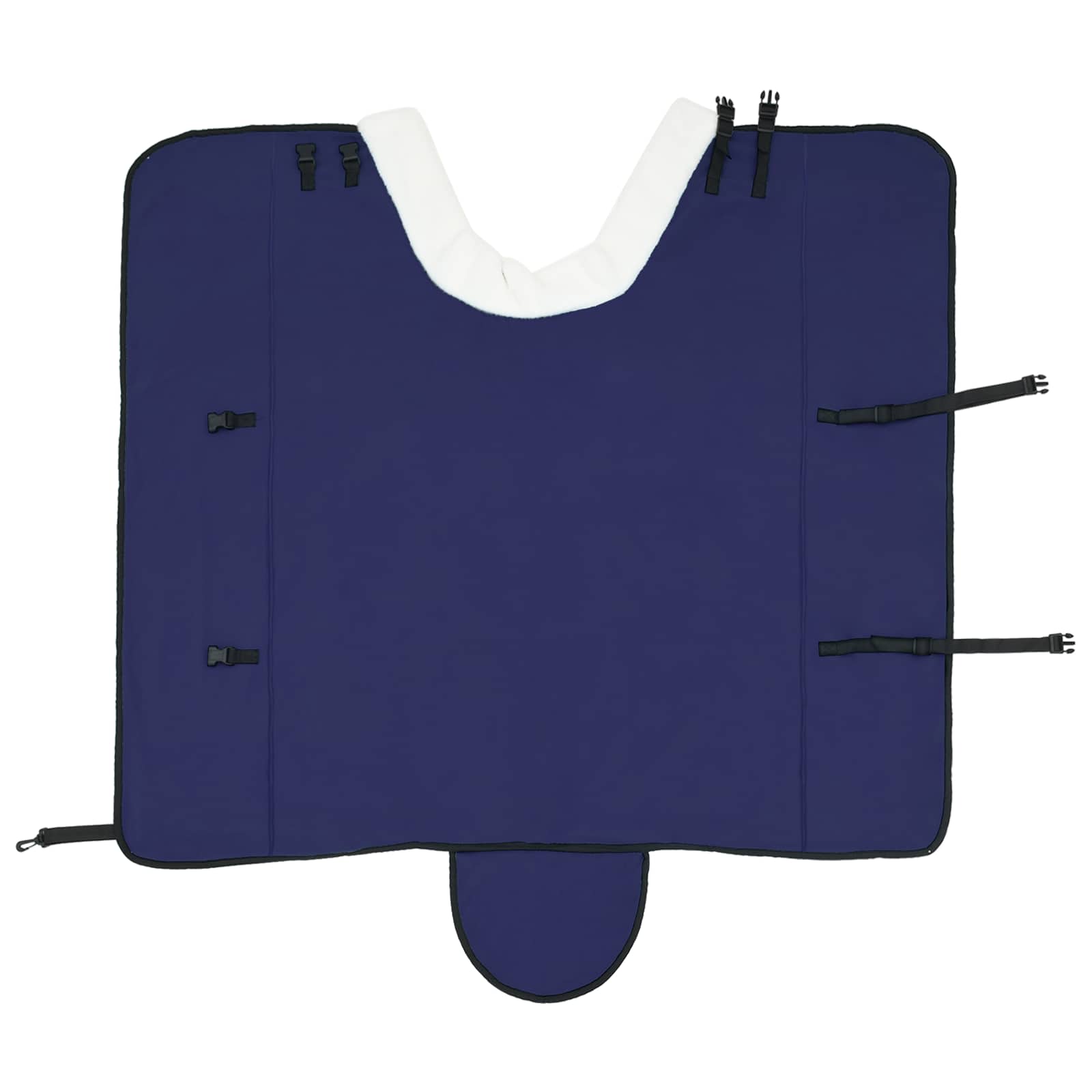 Coperta per Cavalli Blu navy 155 cm Felpa in pile