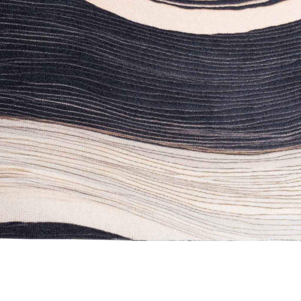 Tappeto da Cucina Nero 180 x 60 cm Velluto