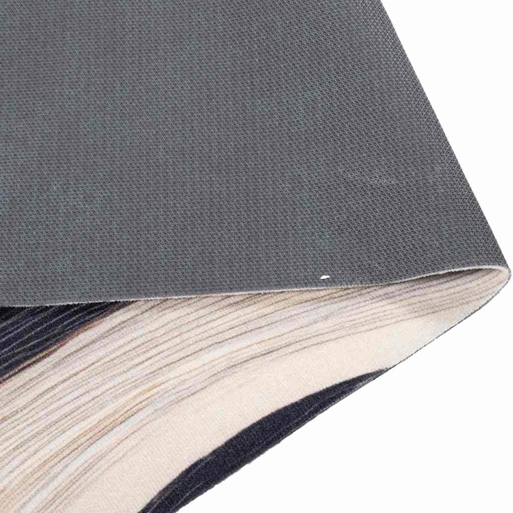 Tappeto da Cucina Nero 150 x 45 cm Velluto