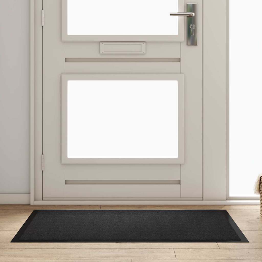Tappetino Antracite 80 x 120 x 1.2 cm Tessuto Teddy