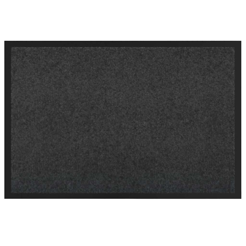 Tappetino Antracite 80 x 120 x 1.2 cm Tessuto Teddy