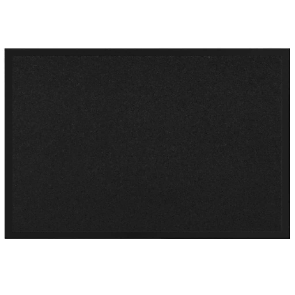 Tappetino Nero 80 x 120 x 1.2 cm Tessuto Teddy