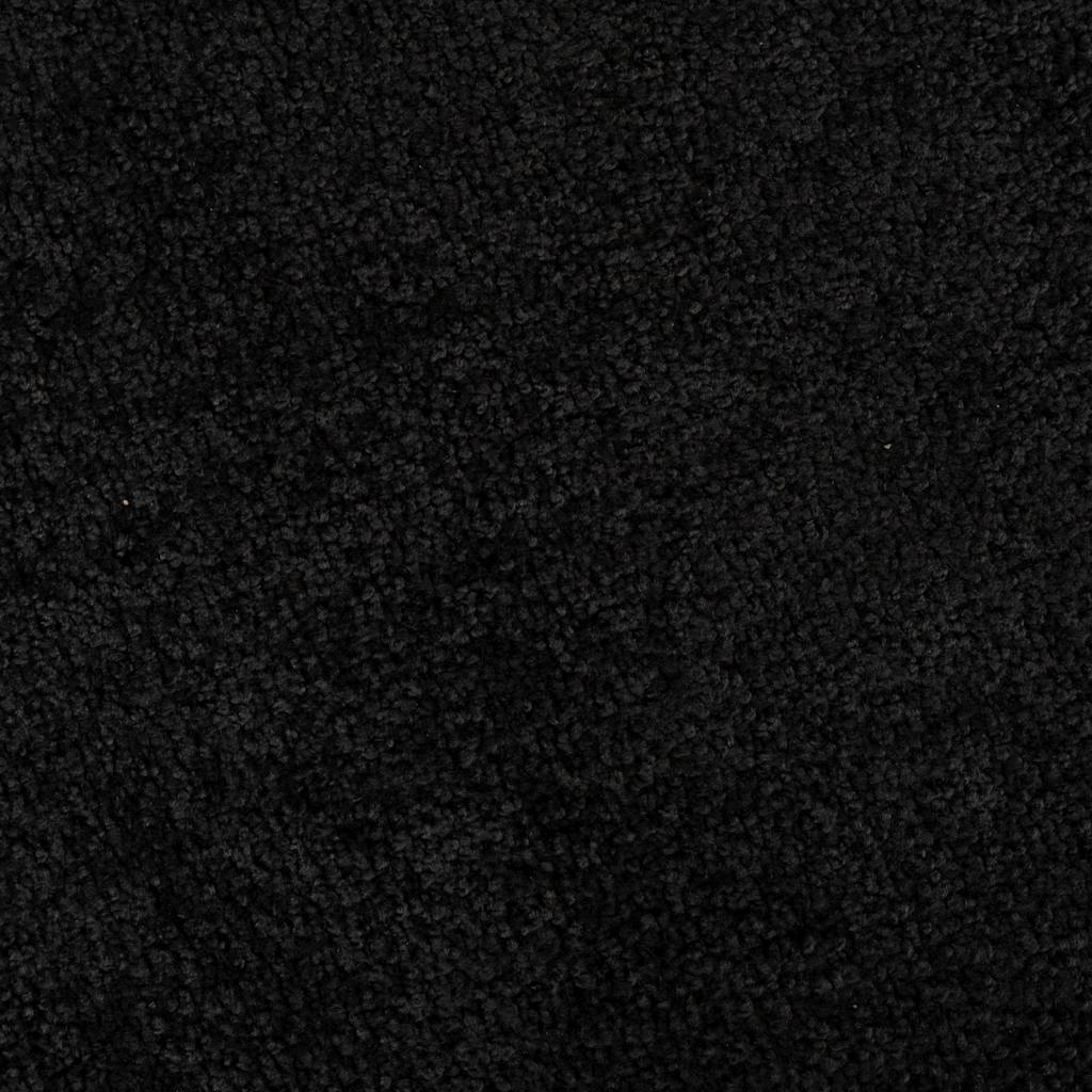 Tappetino Nero 80 x 120 x 1.2 cm Tessuto Teddy