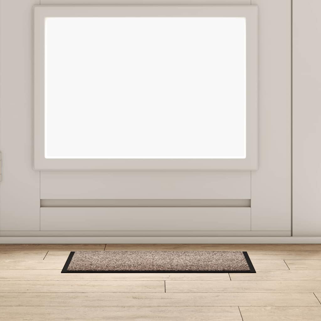 Tappetino Beige 60 x 40 x 1.2 cm Tessuto Teddy