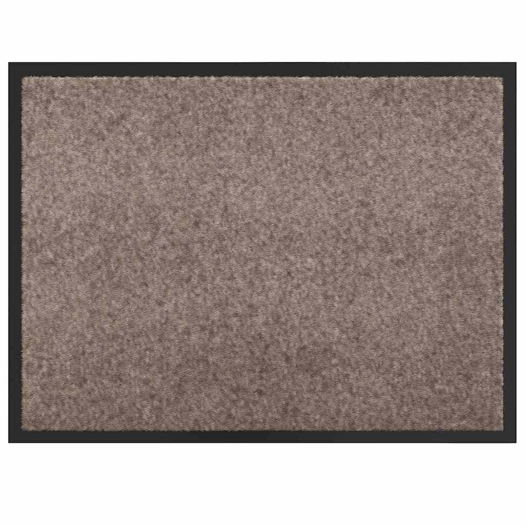 Tappetino Beige 60 x 80 x 1.2 cm Tessuto Teddy