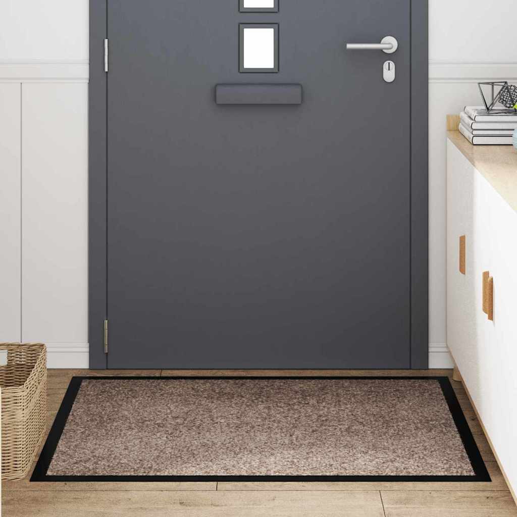 Tappetino Beige 80 x 120 x 1.2 cm Tessuto Teddy