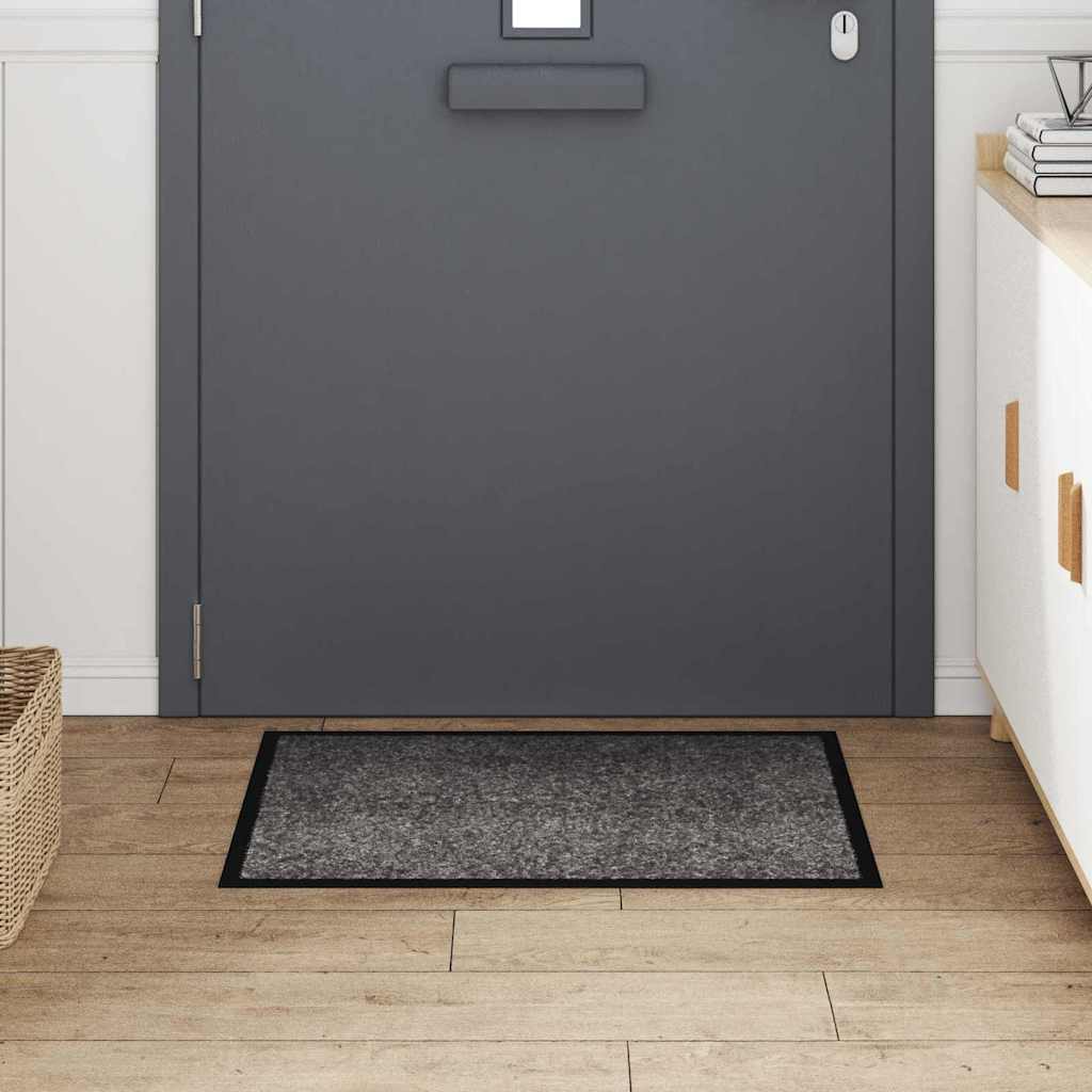 Tappetino Grigio Chiaro 60 x 80 x 1.2 cm Tessuto Teddy