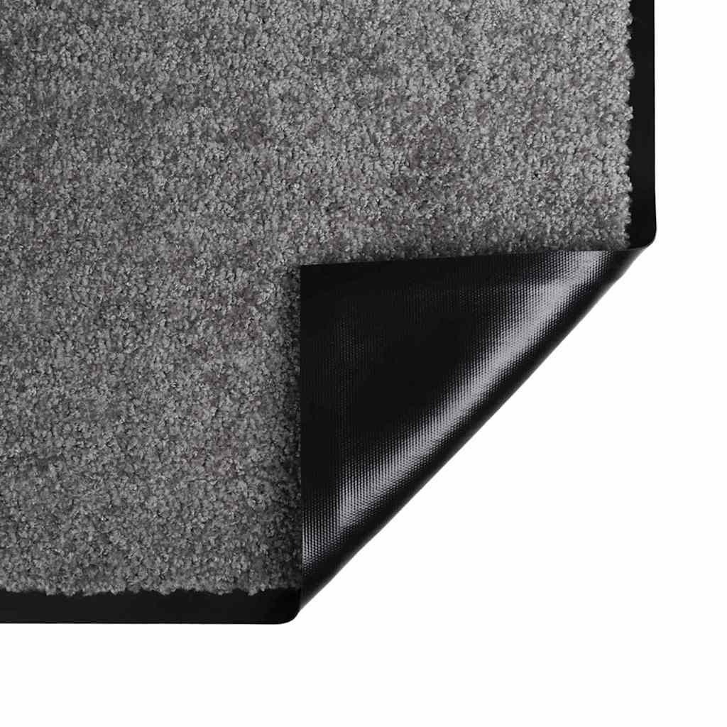 Tappetino Grigio Chiaro 60 x 80 x 1.2 cm Tessuto Teddy