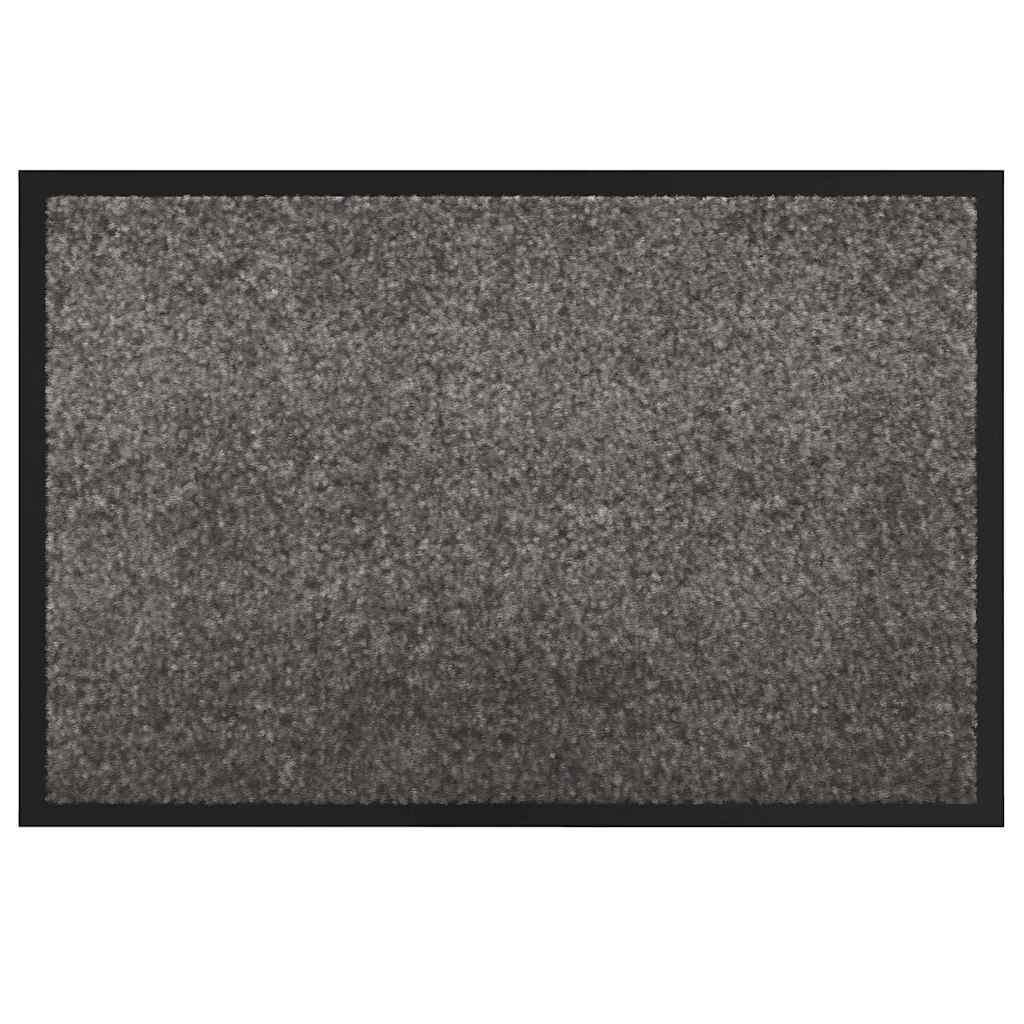 Tappetino Grigio Chiaro 80 x 120 x 1.2 cm Tessuto Teddy