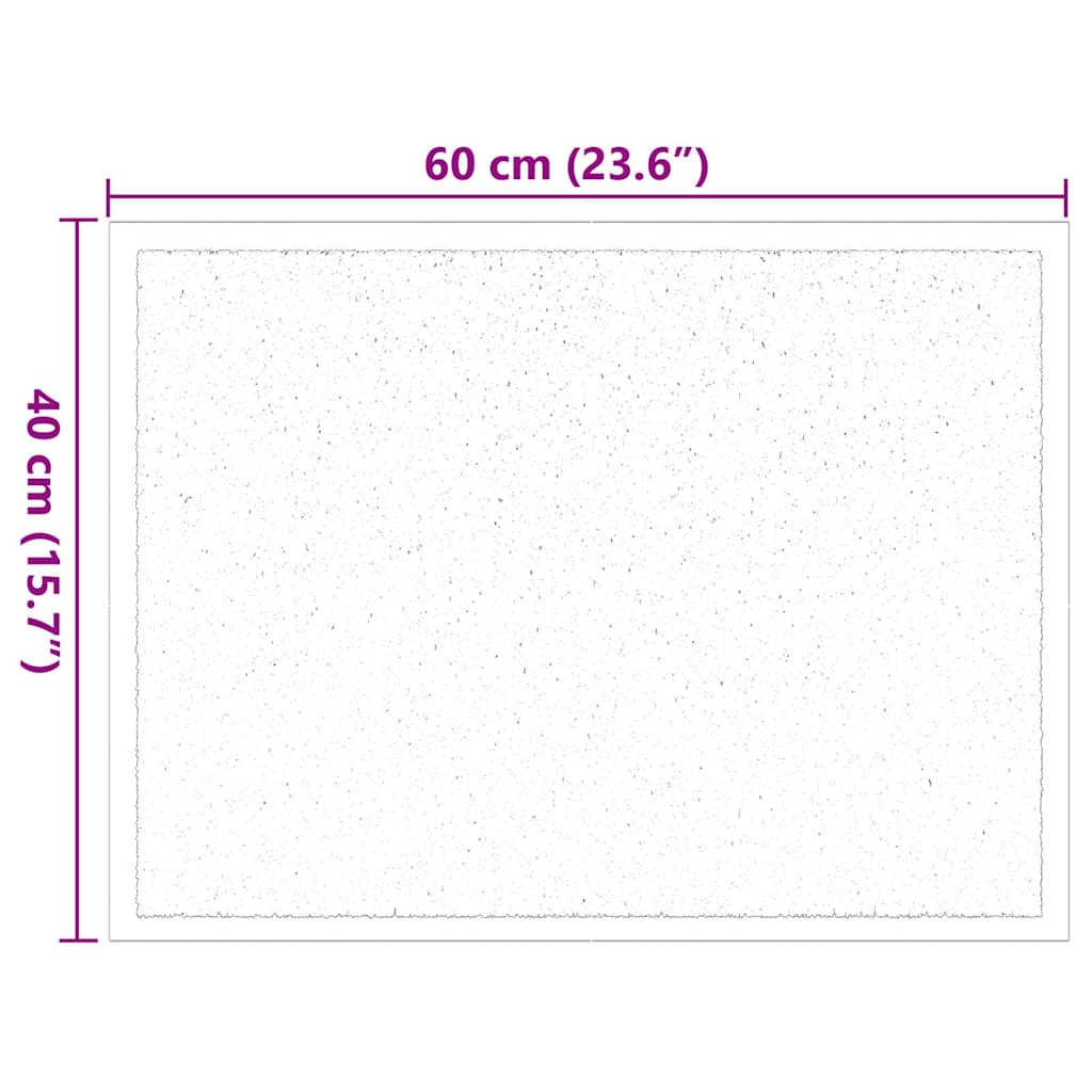 Tappetino Bordò 60 x 40 x 1.2 cm Tessuto Teddy