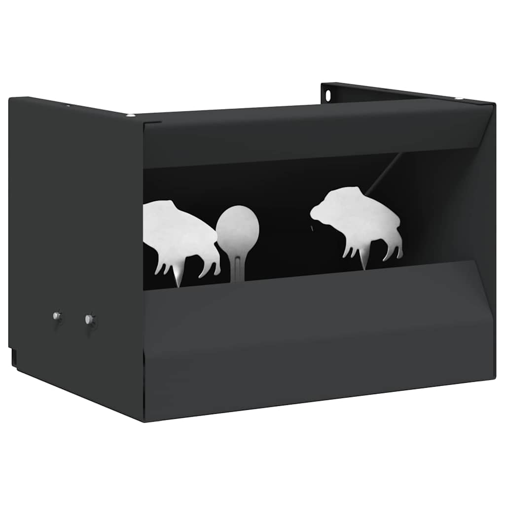 Scatola per trappole per proiettili Nero 29 x 22 x 20 cm