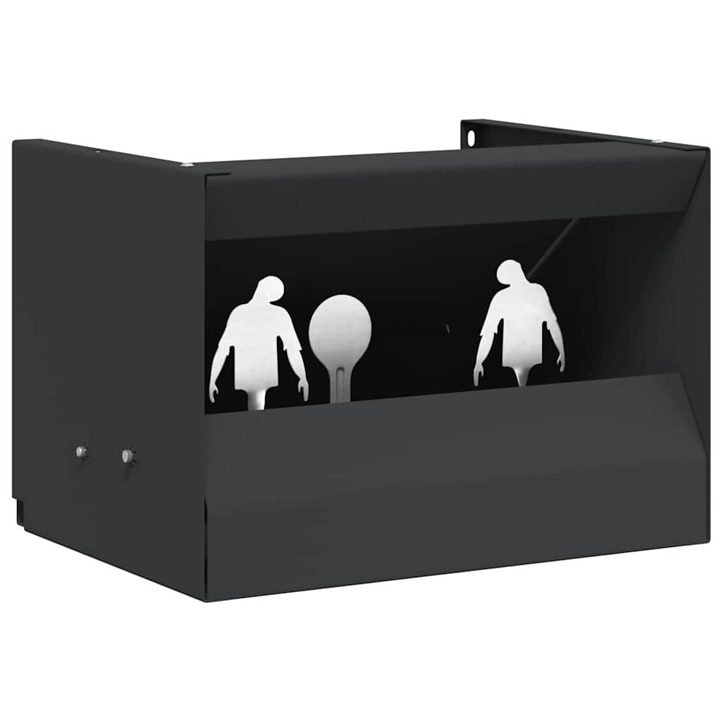 Scatola per trappole per proiettili Nero 29 x 22 x 20 cm