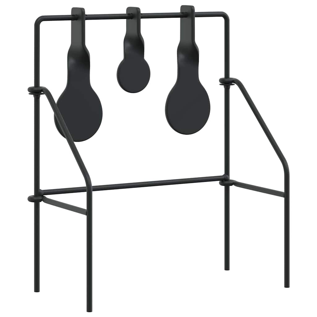 Bersaglio che si ripristina Nero 26 x 13 x 31 cm Acciaio
