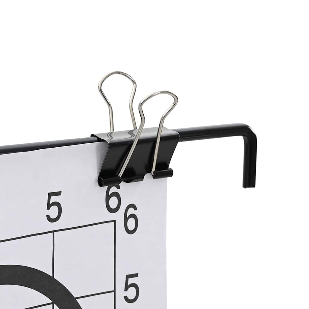 Supporto per bersaglio Nero e Bianco 82,5 x 51 x 150 cm Metallo