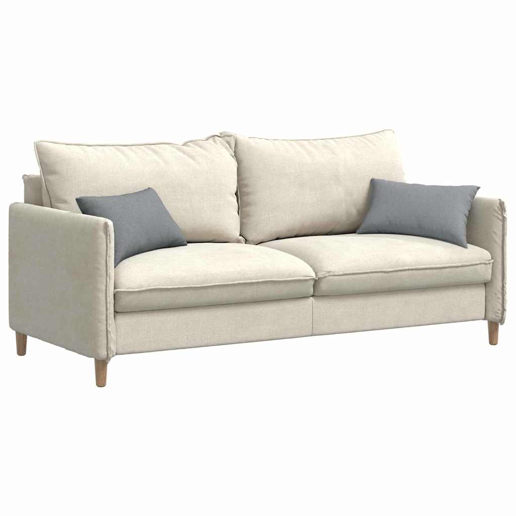 Cuscini da Divano 2 pz Tessuto Grigio chiaro 50 x 30 cm