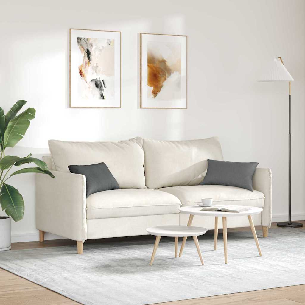 Cuscini da Divano 2 pz Tessuto Grigio scuro 50 x 30 cm