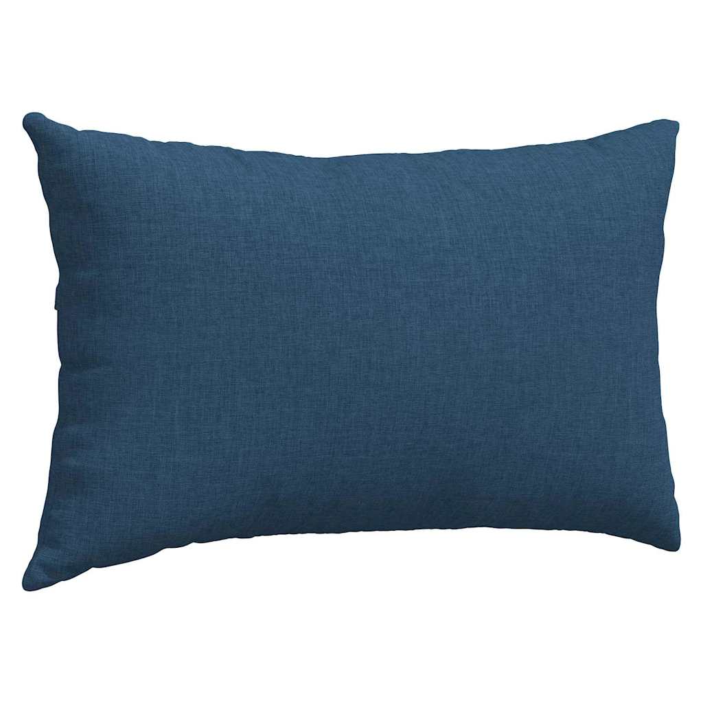 Cuscini da Divano 2 pz Tessuto Blu 50 x 30 cm