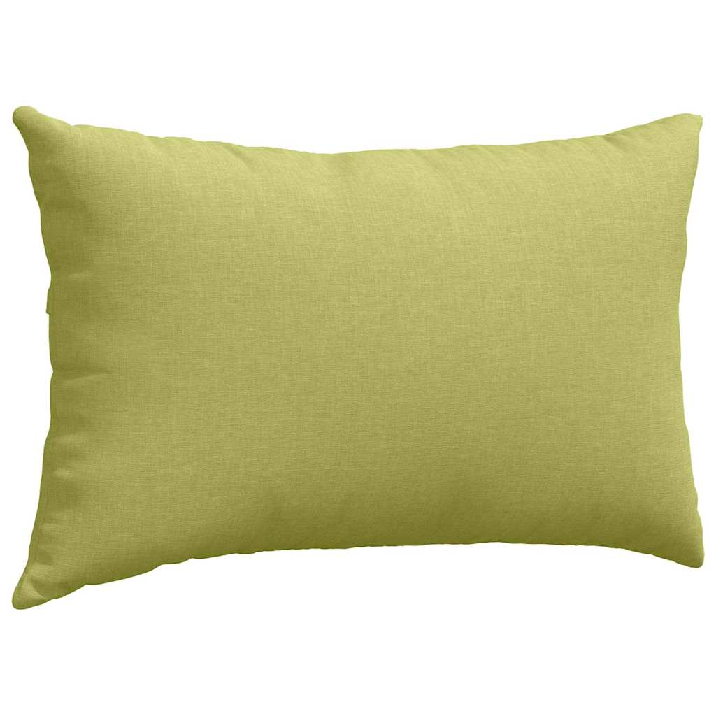 Cuscini da Divano 2 pz Tessuto Verde chiaro 50 x 30 cm