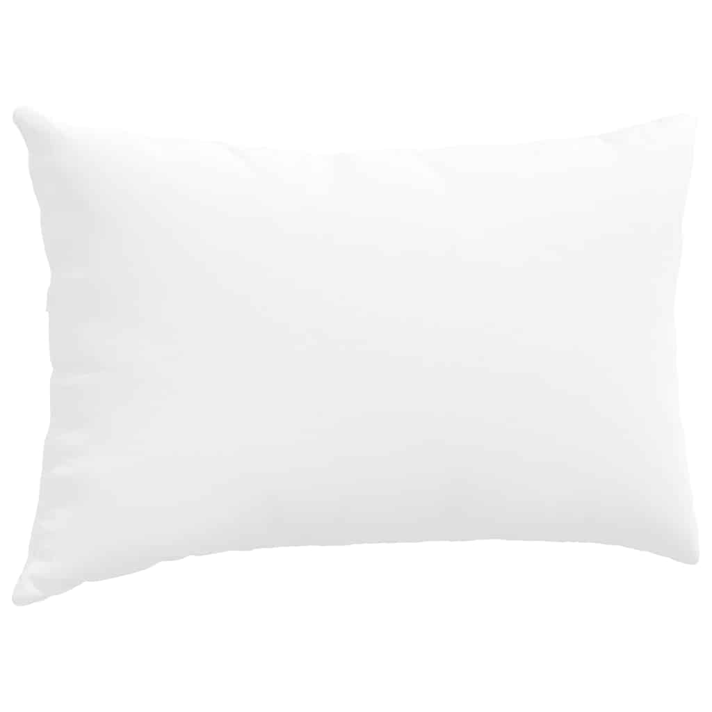 Cuscini da Divano 2 pz Tessuto Bianco 50 x 30 cm