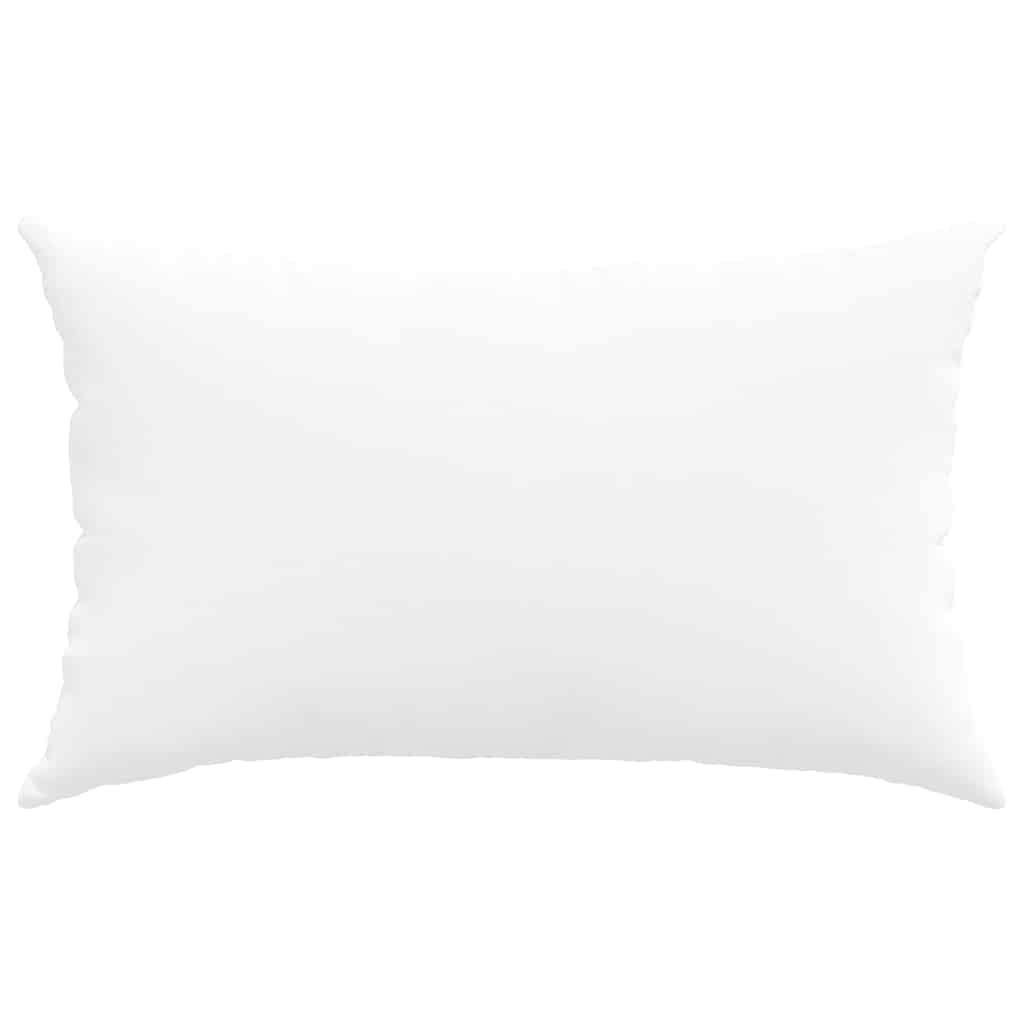Cuscini da Divano 2 pz Tessuto Bianco 50 x 30 cm