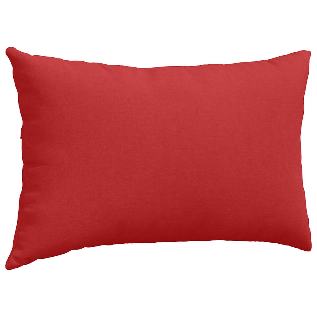 Cuscini da Divano 2 pz Tessuto Rosso 50 x 30 cm