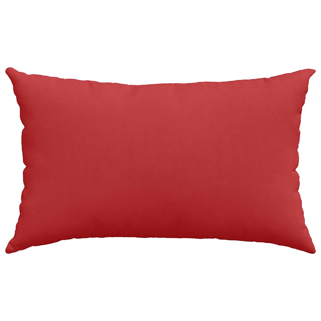 Cuscini da Divano 2 pz Tessuto Rosso 50 x 30 cm