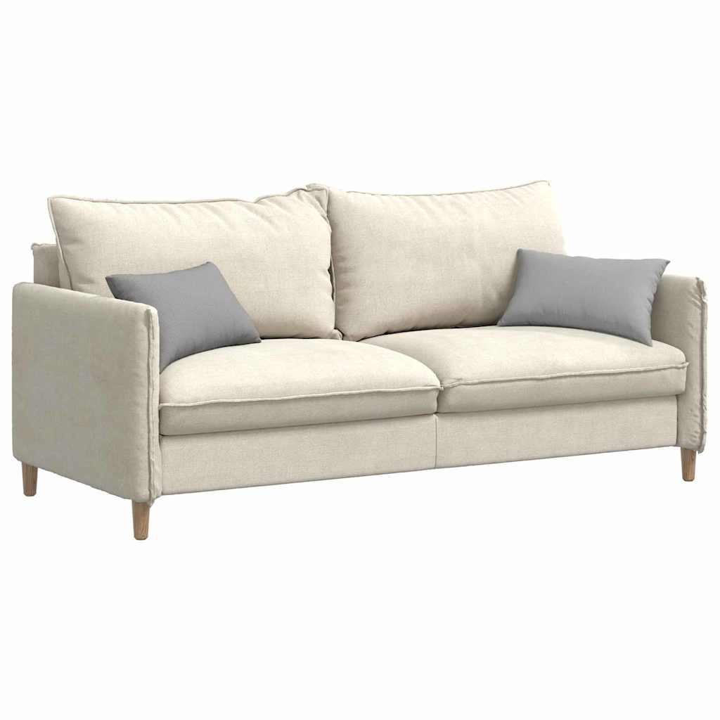Cuscini da Divano 2 pz Tessuto Grigio Nuvola 50 x 30 cm