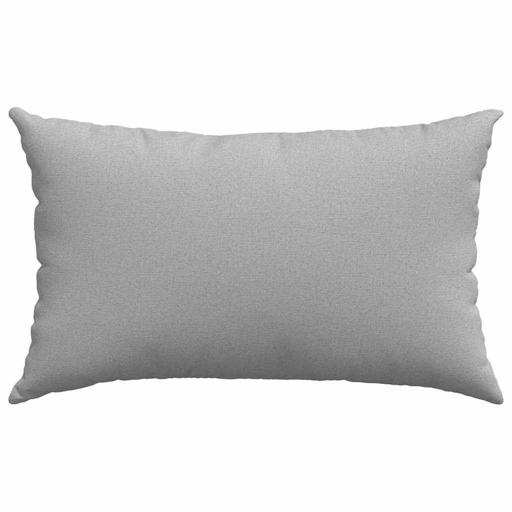 Cuscini da Divano 2 pz Tessuto Grigio Nuvola 50 x 30 cm