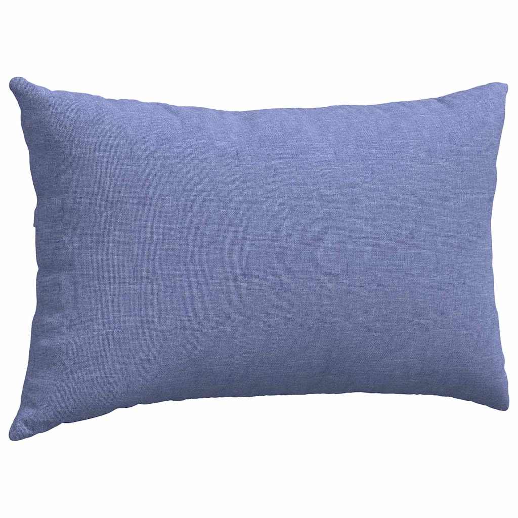Cuscini da Divano 2 pz Tessuto Blu jeans 50 x 30 cm