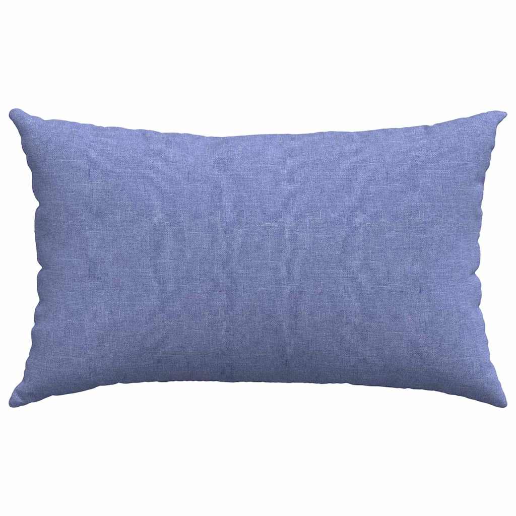 Cuscini da Divano 2 pz Tessuto Blu jeans 50 x 30 cm
