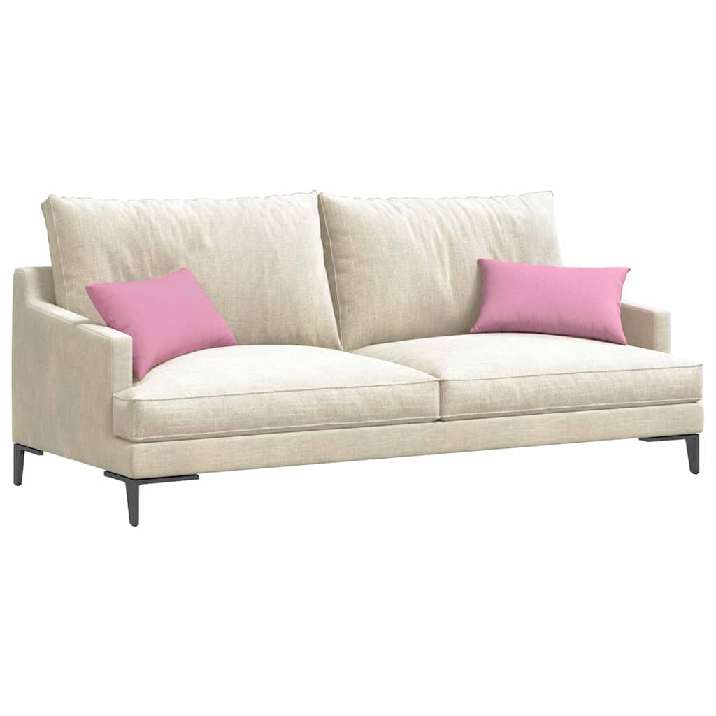 Cuscini da Divano 2 pz Tessuto Rosa 50 x 30 cm