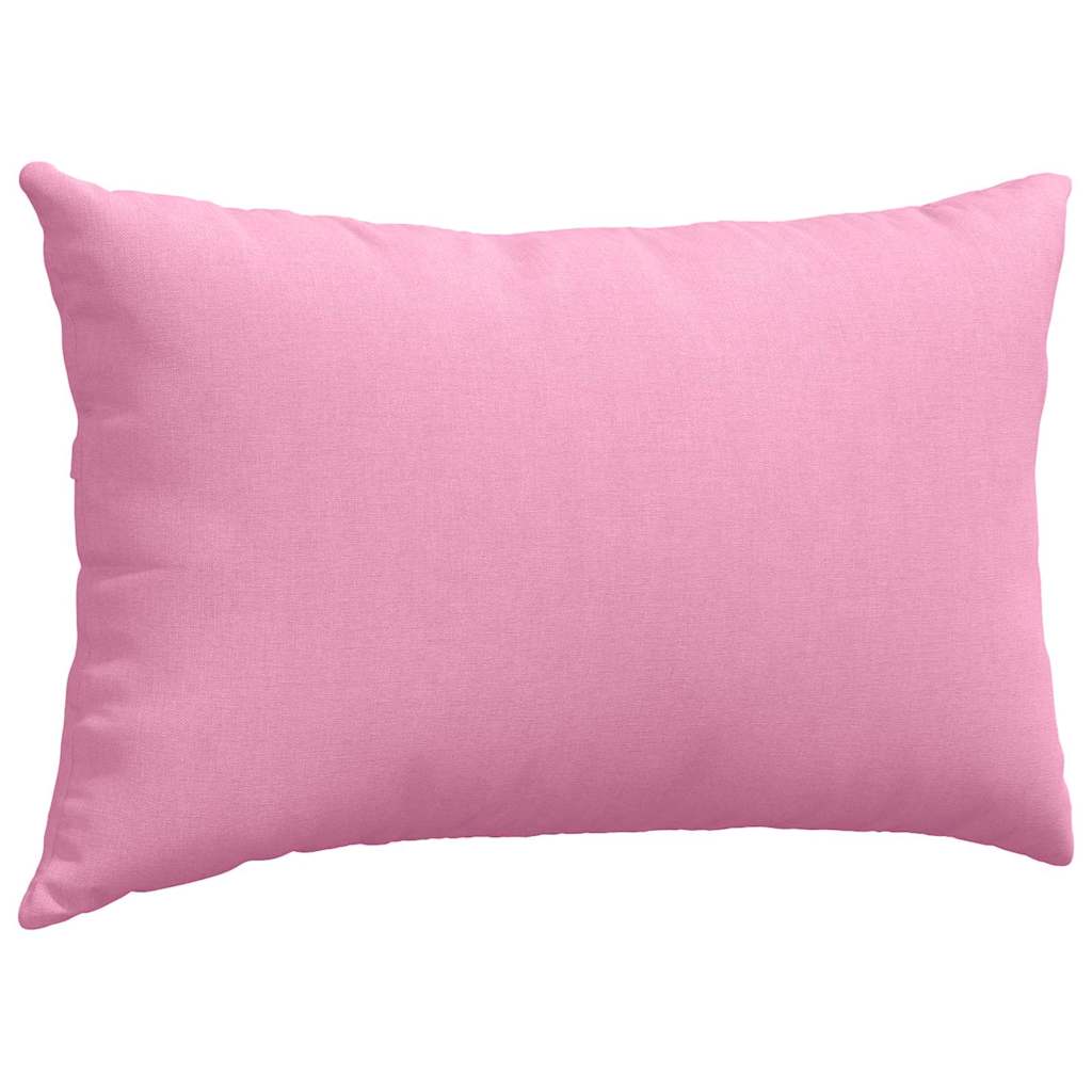 Cuscini da Divano 2 pz Tessuto Rosa 50 x 30 cm