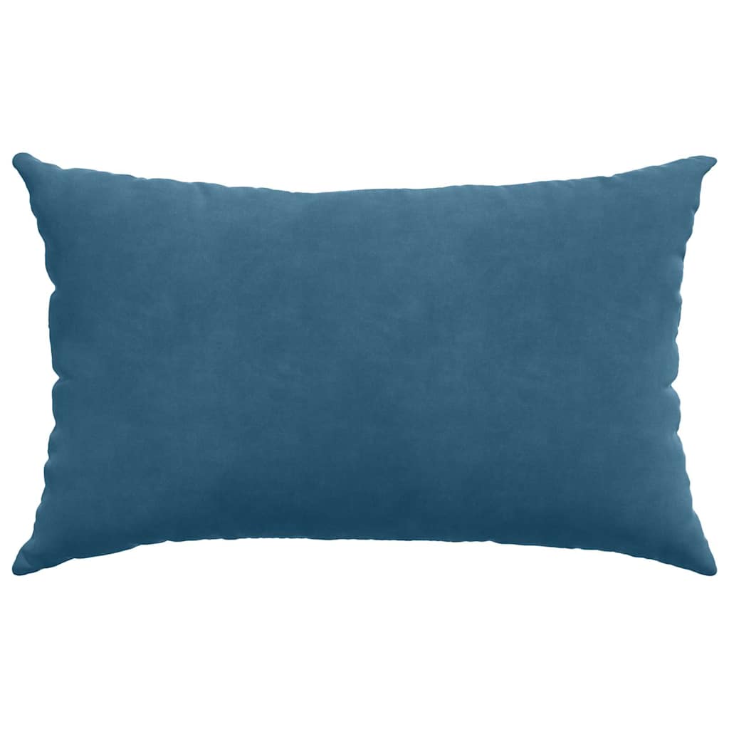 Cuscini da Divano 2 pcs Blu 50 x 30 cm Tessuto in Cords