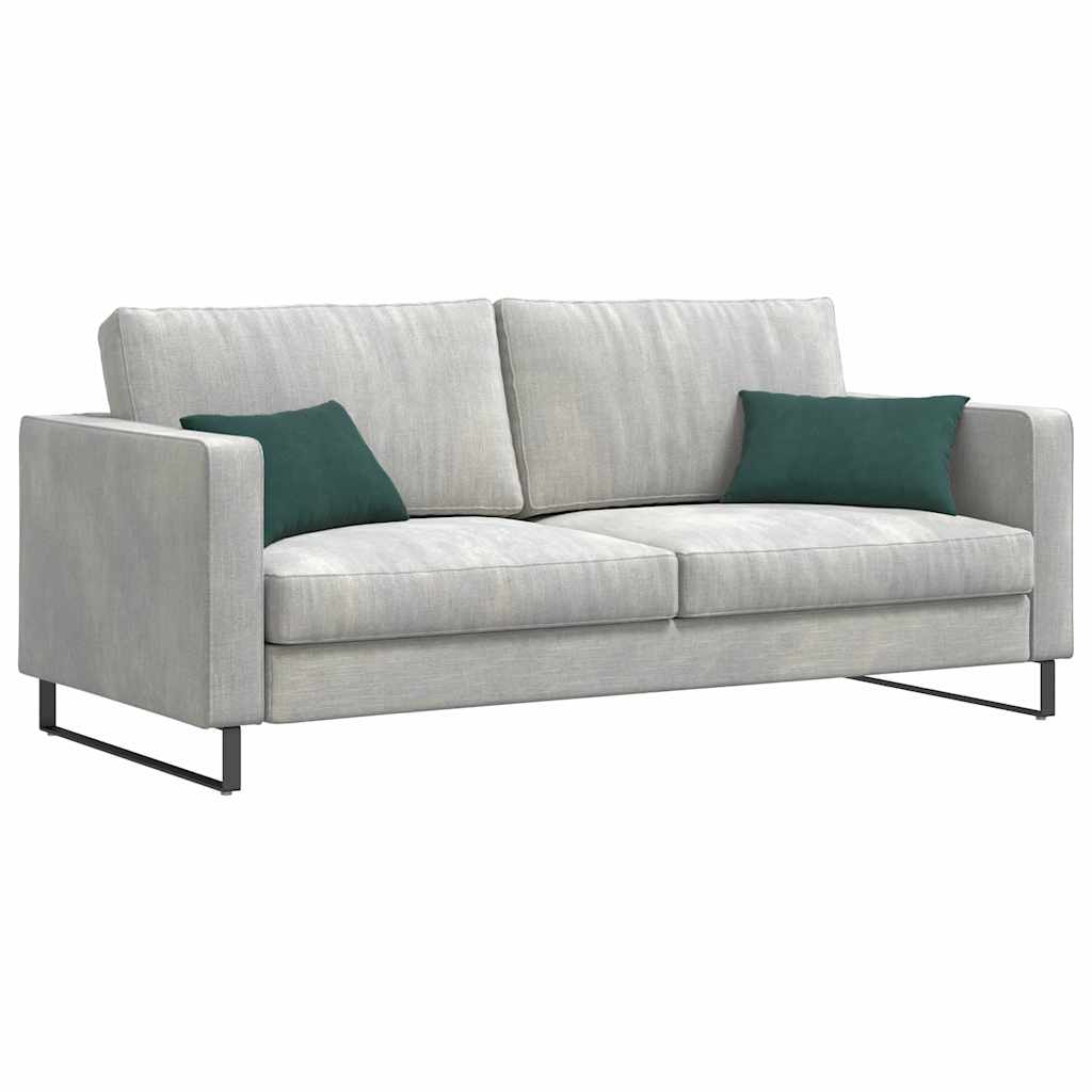 Cuscini da Divano 2 pcs Verde scuro 50 x 30 cm Tessuto in Cords