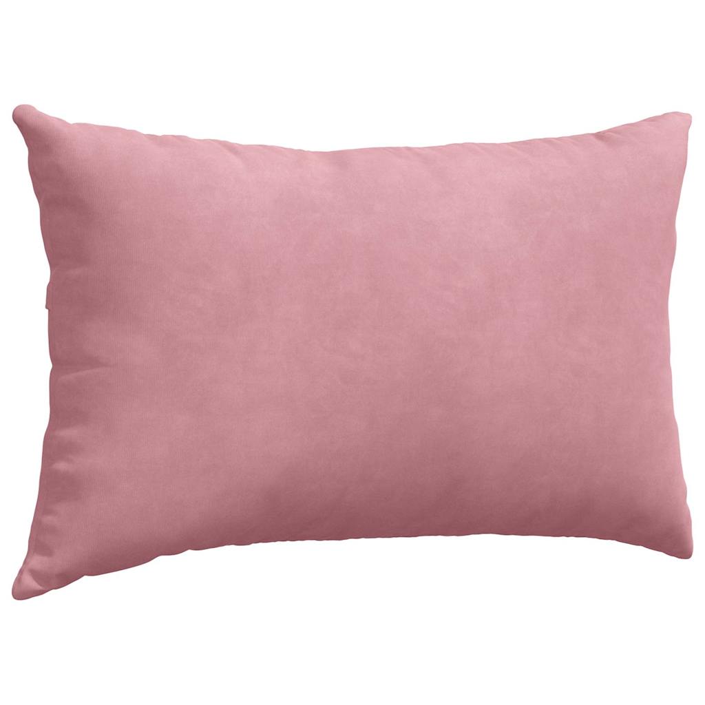Cuscini da Divano 2 pcs Rosa 50 x 30 cm Tessuto in Cords