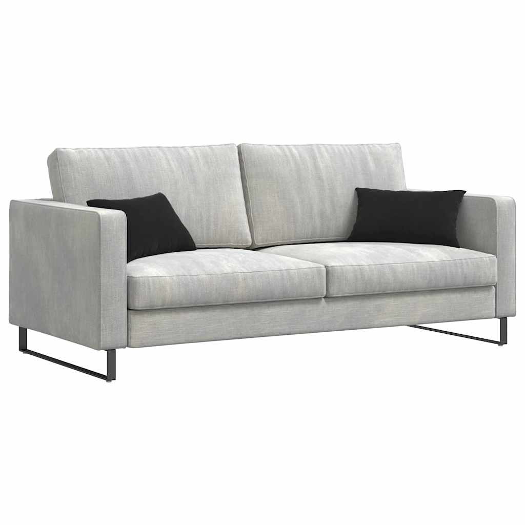 Cuscini da Divano 2 pcs Nero 50 x 30 cm Tessuto in Cords