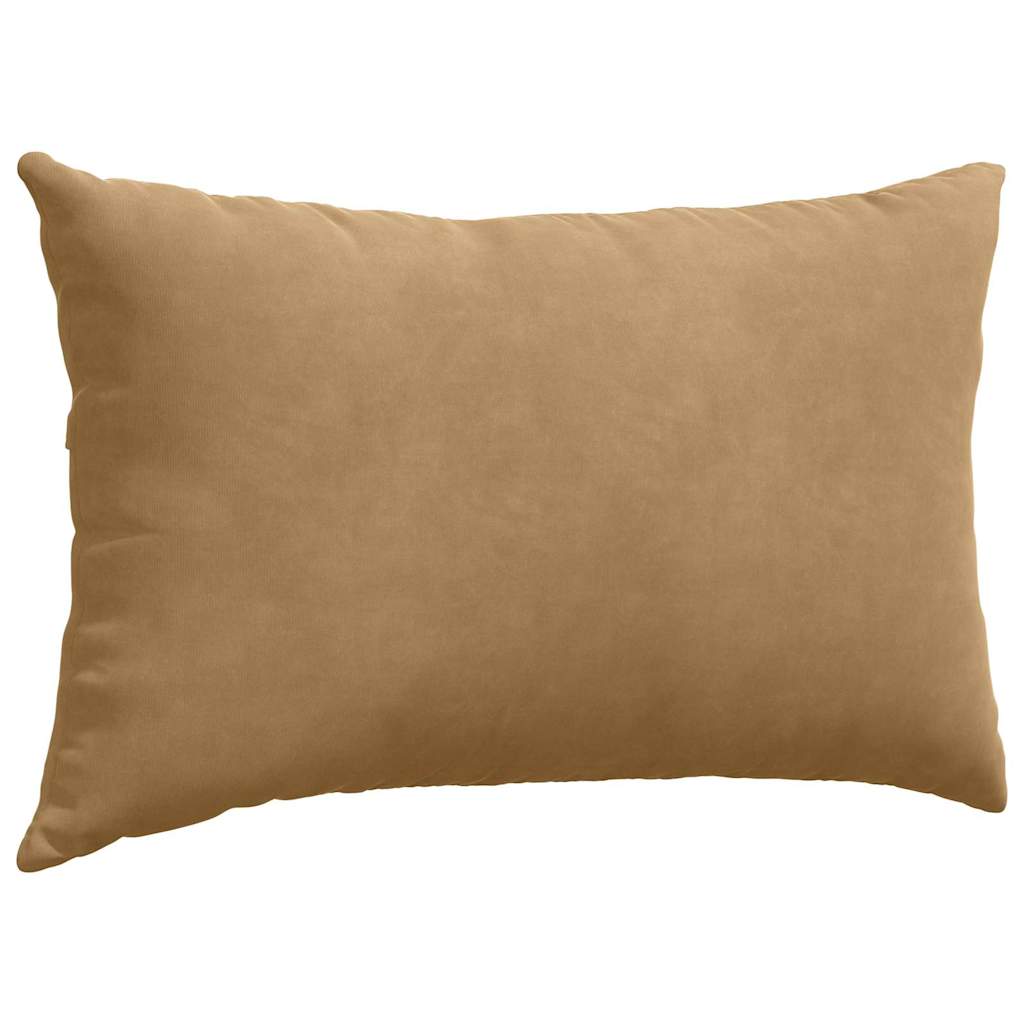 Cuscini da Divano 2 pcs Marrone 50 x 30 cm Tessuto in Cords