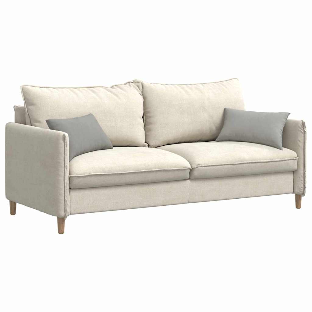 Cuscini da Divano 2 pz Tessuto Grigio chiaro 50 x 30 cm