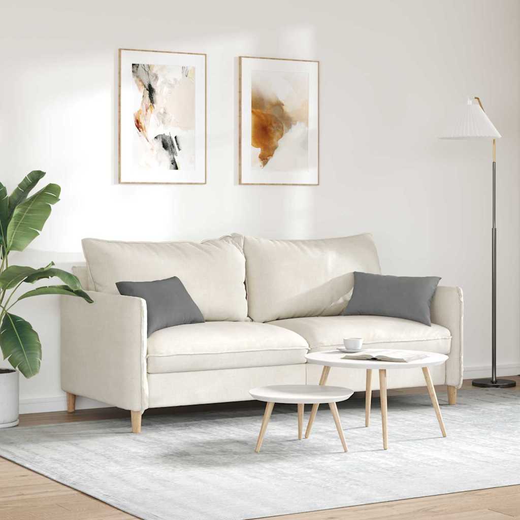 Cuscini da Divano 2 pz Tessuto Grigio scuro 50 x 30 cm