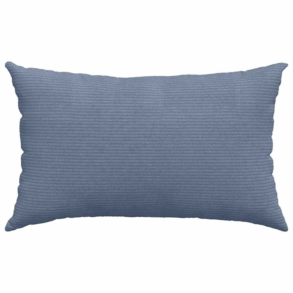 Cuscini da Divano 2 pcs Blu 50 x 30 cm Tessuto in Cords