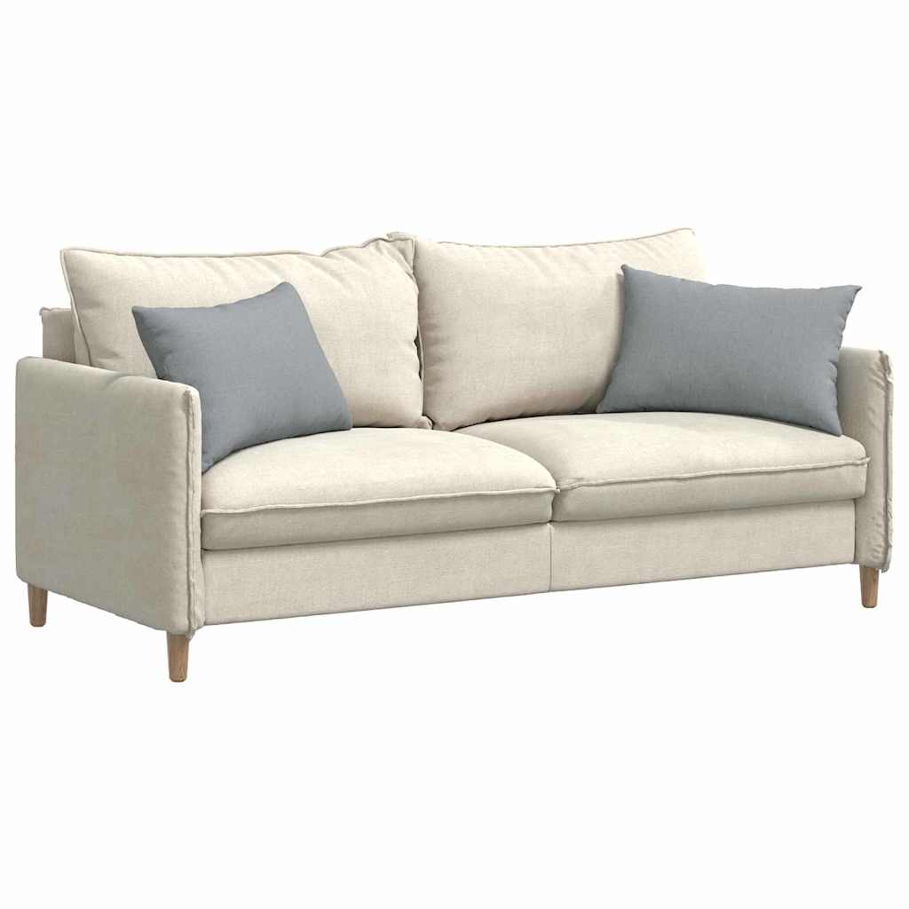 Cuscini da Divano 2 pz Tessuto Grigio chiaro 60 x 40 cm