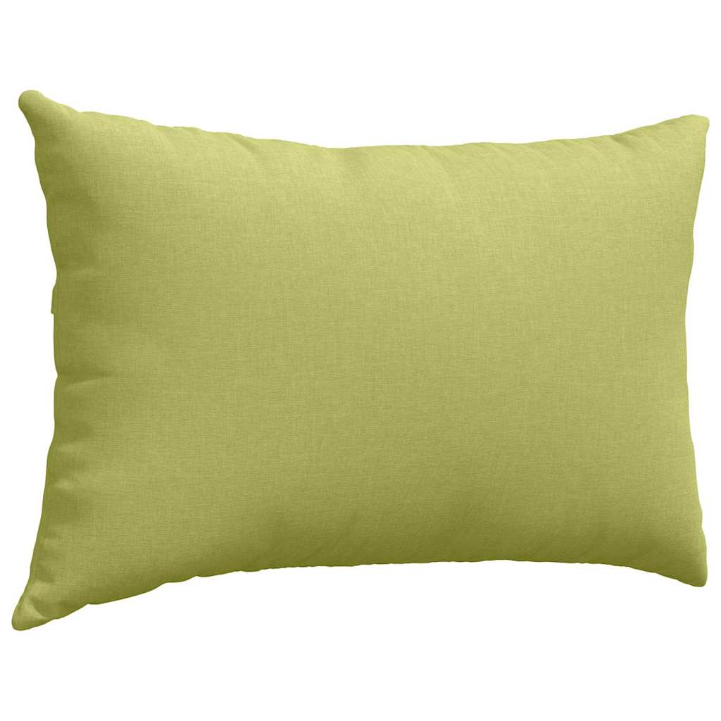 Cuscini da Divano 2 pz Tessuto Verde chiaro 60 x 40 cm