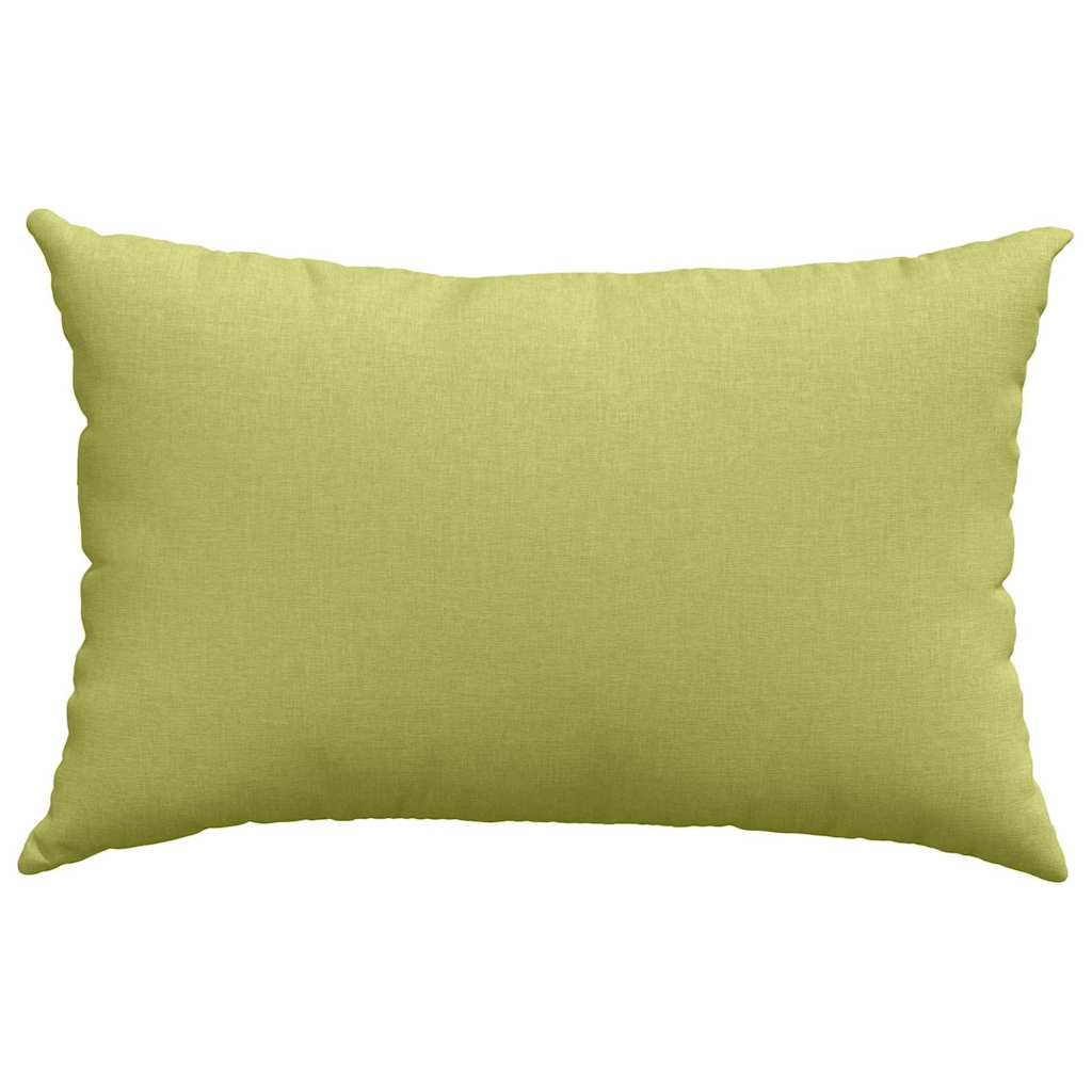 Cuscini da Divano 2 pz Tessuto Verde chiaro 60 x 40 cm