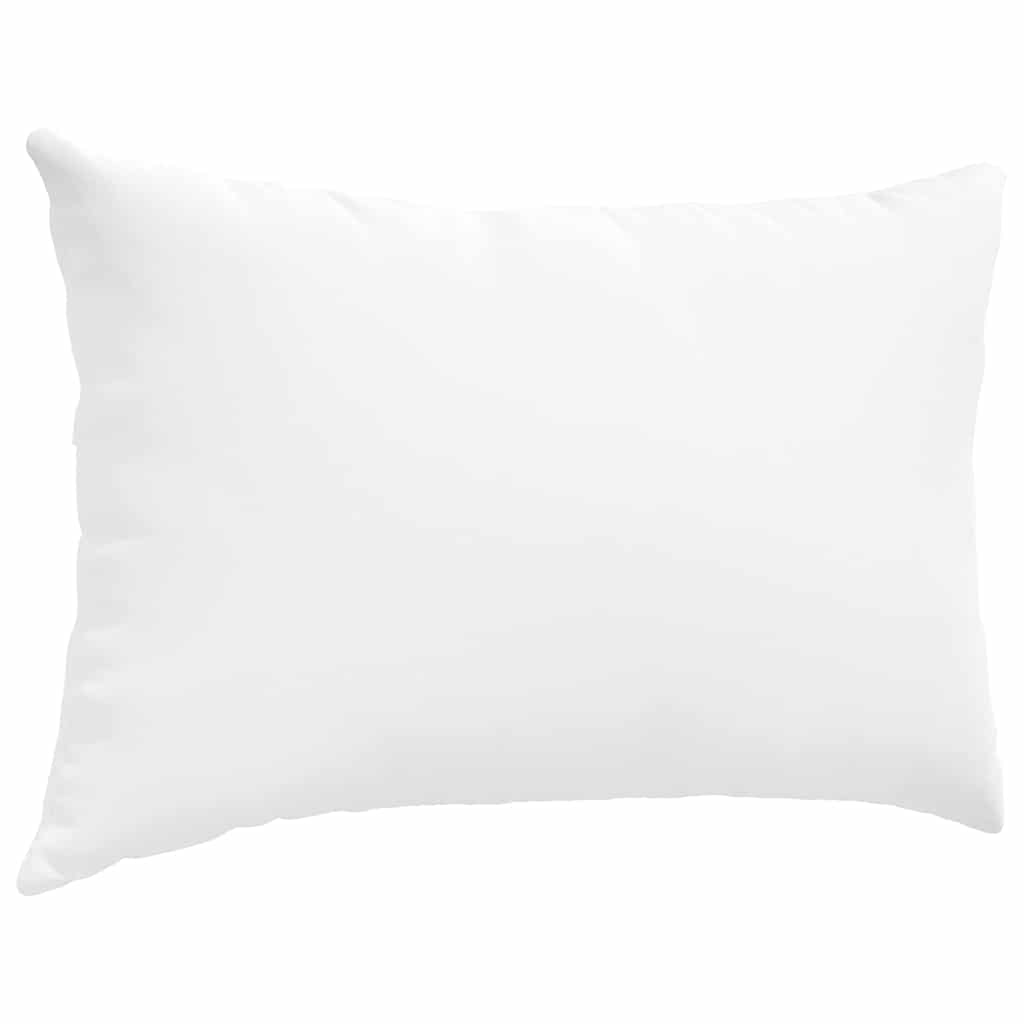 Cuscini da Divano 2 pz Tessuto Bianco 60 x 40 cm
