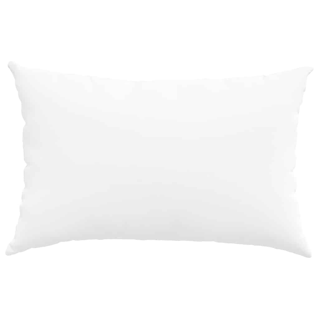 Cuscini da Divano 2 pz Tessuto Bianco 60 x 40 cm