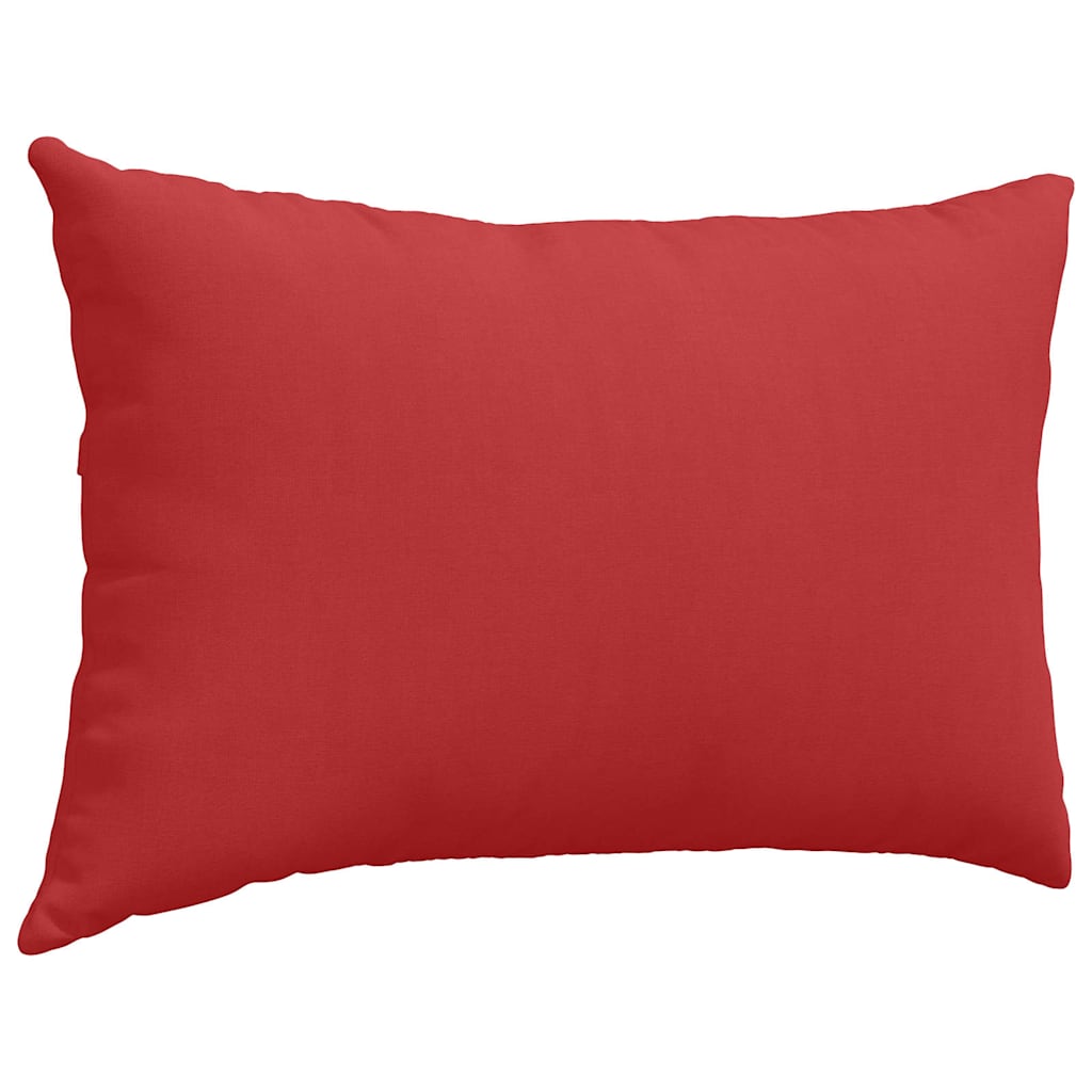 Cuscini da Divano 2 pz Tessuto Rosso 60 x 40 cm